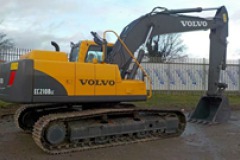 Экскаватор гусеничный масса 20,8 т объем ковша 1,2 м³ (VOLVO EC210BLC)